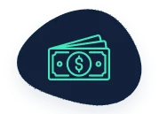 Green cash icon